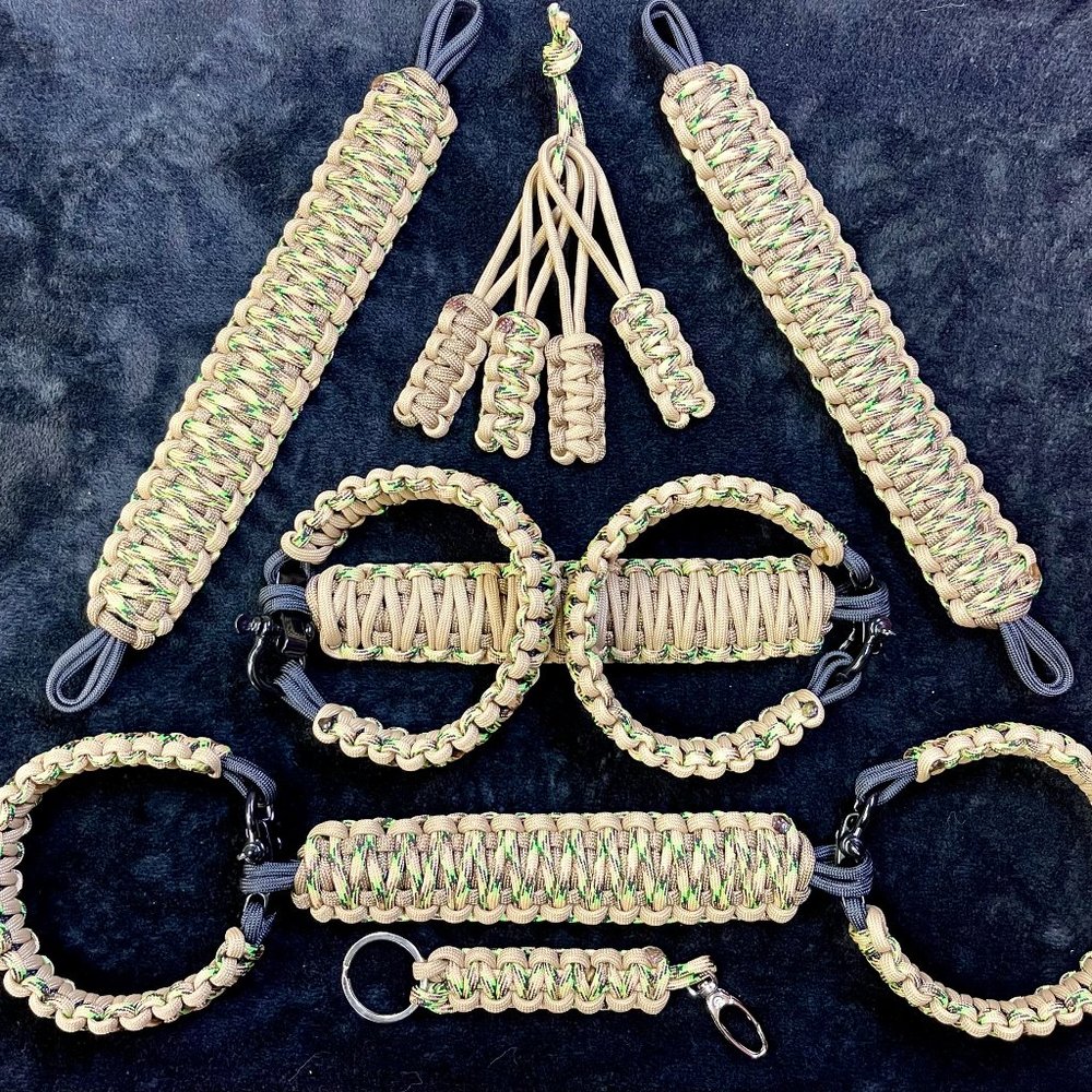 Brand New Handmade 550 Paracord Grab Handle Set for use in a Wrangler!